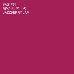 #A31F54 - Jazzberry Jam Color Image